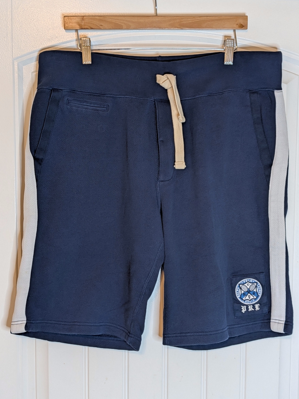 Polo Ralph Lauren Men's Navy Blue Tennis Prep Knit Shorts